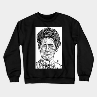 EDITH CAVELL ink portrait Crewneck Sweatshirt